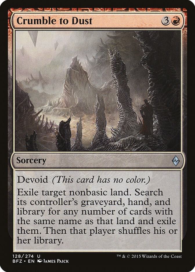 Crumble to Dust, Battle for Zendikar 128