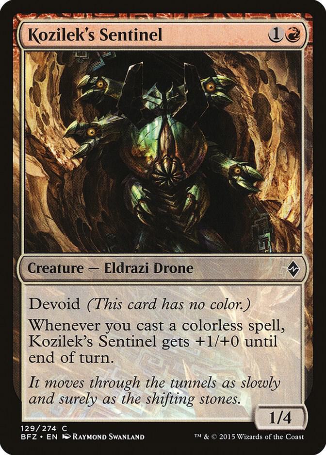 Kozilek's Sentinel, Battle for Zendikar 129