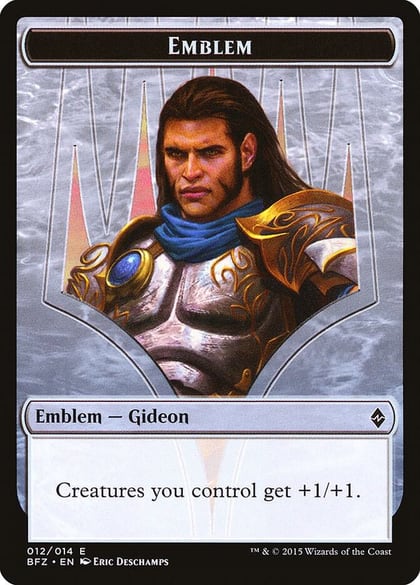 Emblem - Gideon, Ally of Zendikar, Battle for Zendikar 12