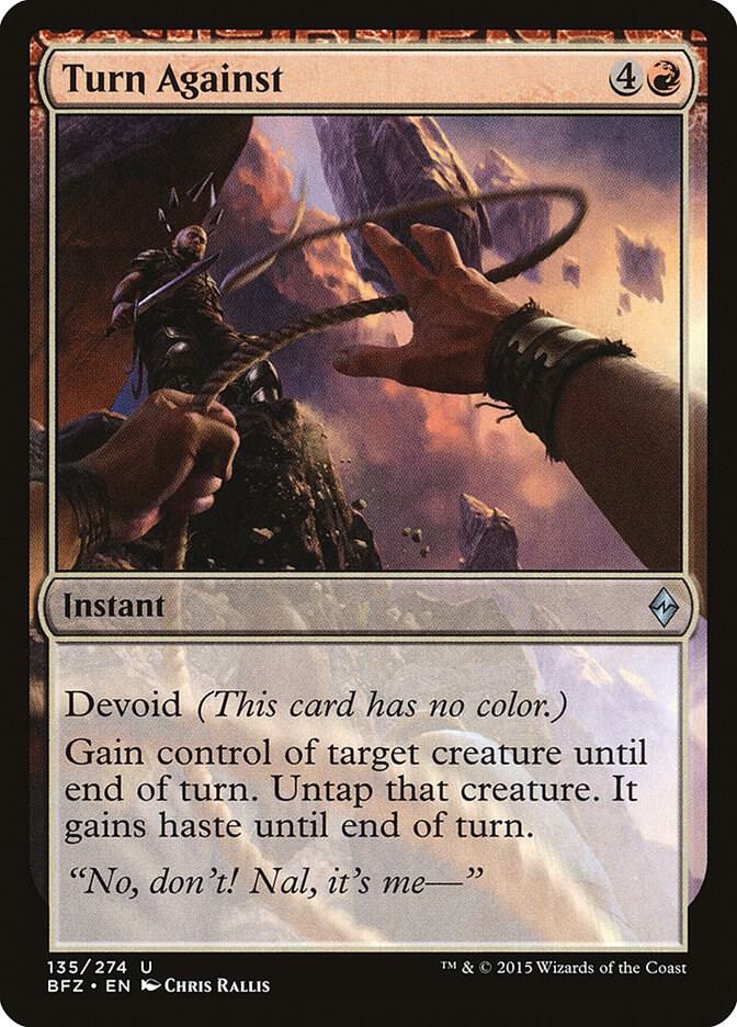 Turn Against, Battle for Zendikar 135