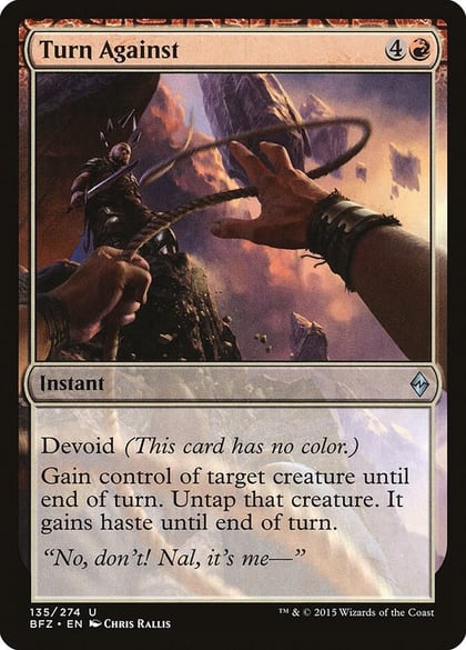 Turn Against, Battle for Zendikar 135