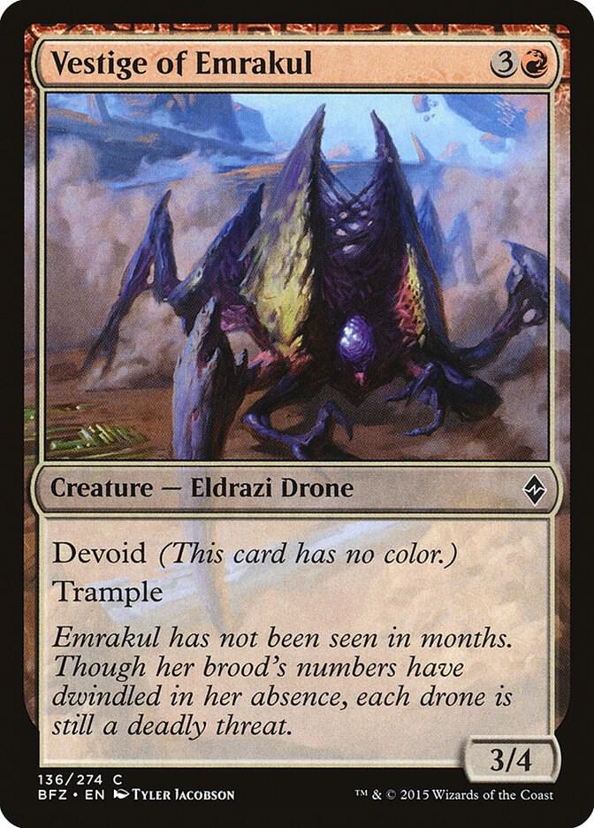 Vestige of Emrakul, Battle for Zendikar 136