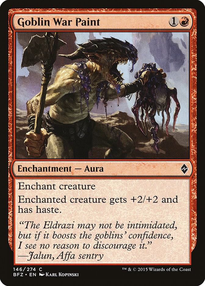 Goblin War Paint, Battle for Zendikar 146