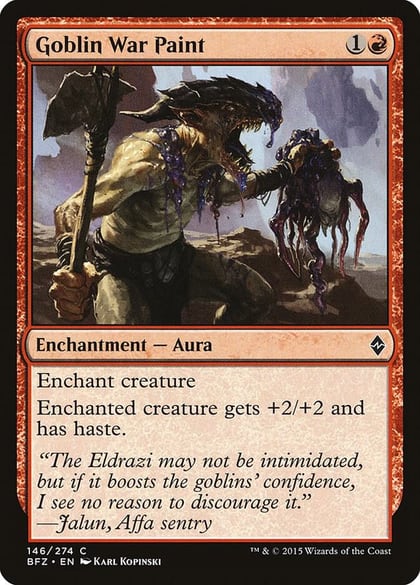 Goblin War Paint, Battle for Zendikar 146
