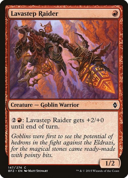 Lavastep Raider, Battle for Zendikar 147