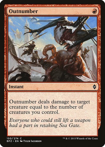 Outnumber, Battle for Zendikar 150