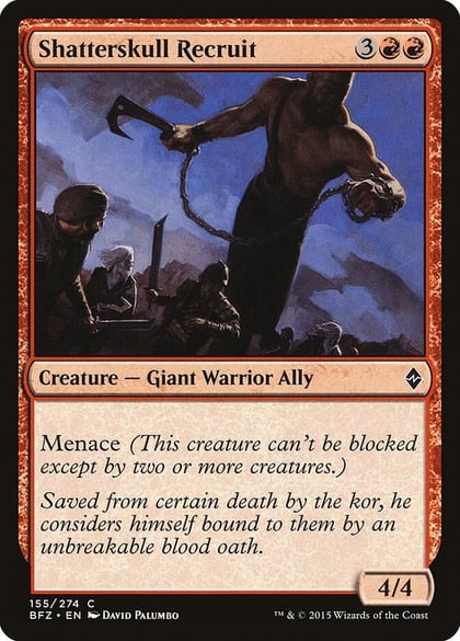 Shatterskull Recruit, Battle for Zendikar 155