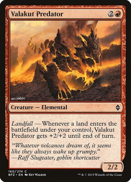 Valakut Predator, Battle for Zendikar 160