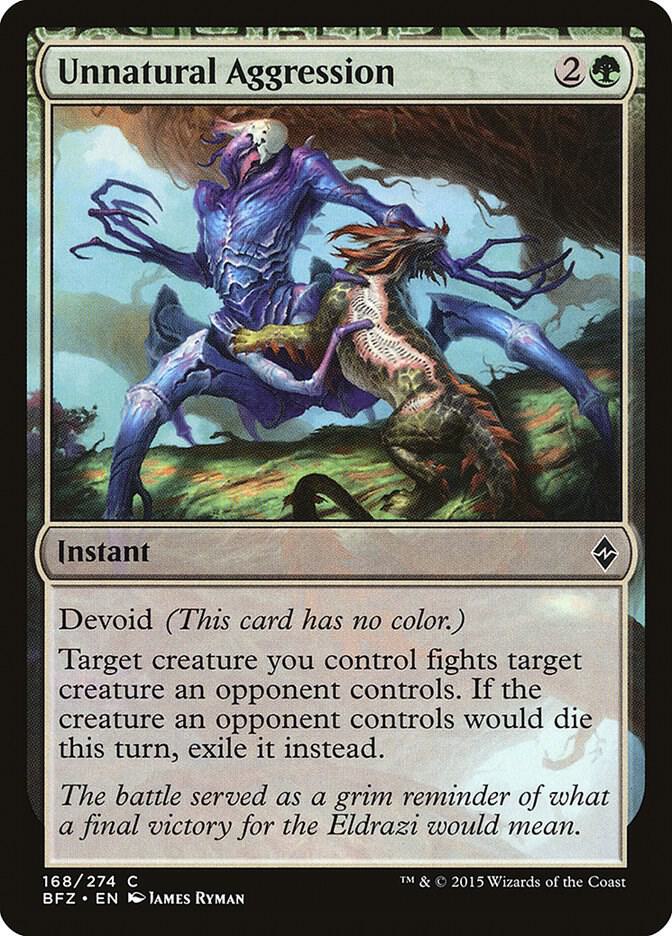 Unnatural Aggression, Battle for Zendikar 168