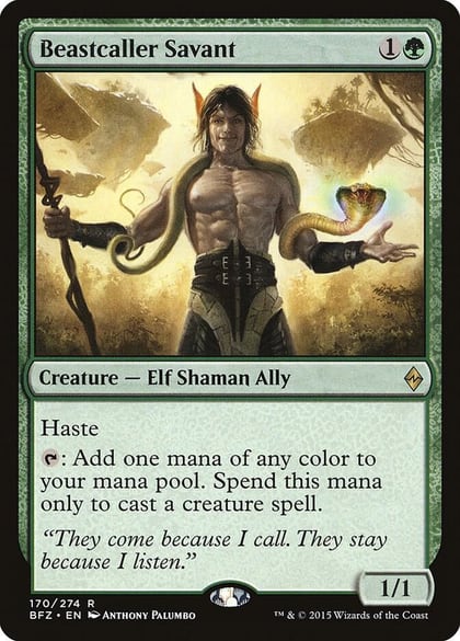Beastcaller Savant, Battle for Zendikar 170