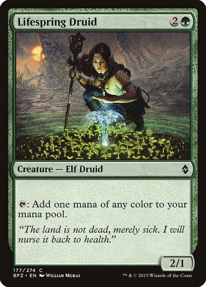 Lifespring Druid, Battle for Zendikar 177
