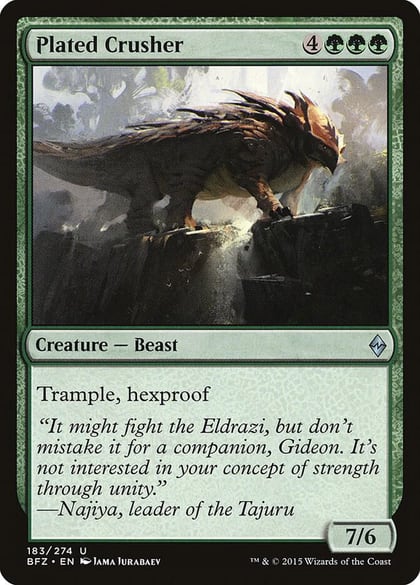Plated Crusher, Battle for Zendikar 183