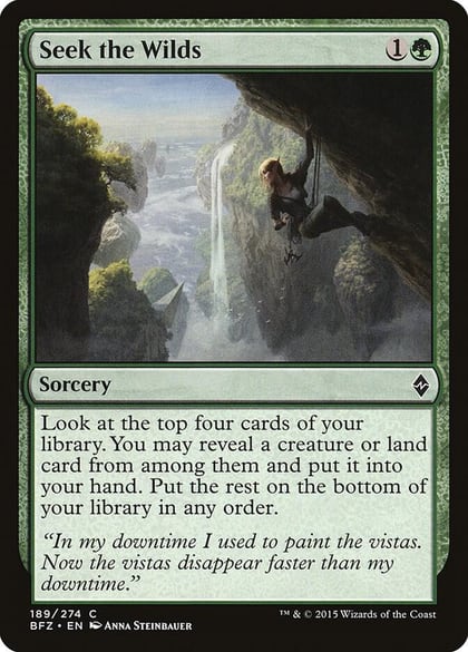 Seek the Wilds, Battle for Zendikar 189