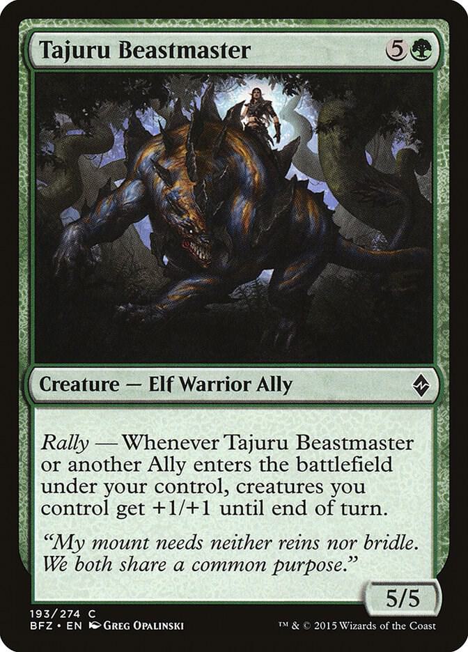 Tajuru Beastmaster, Battle for Zendikar 193