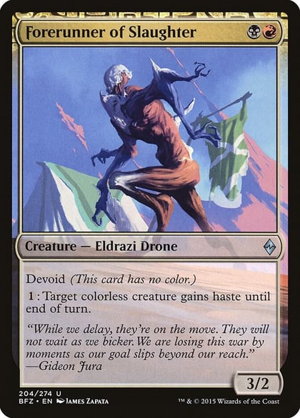 Forerunner of Slaughter, Battle for Zendikar 204