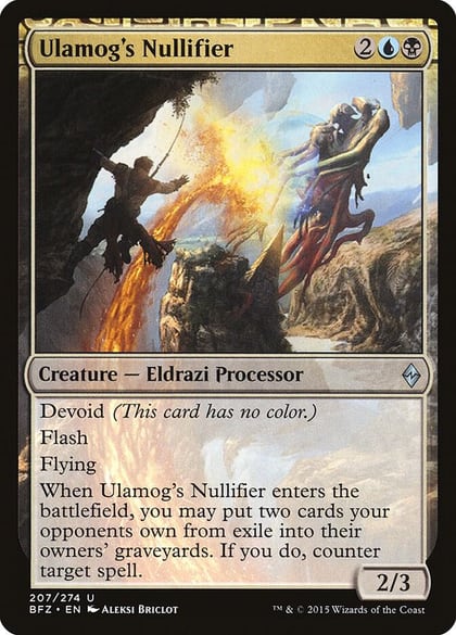 Ulamog's Nullifier, Battle for Zendikar 207