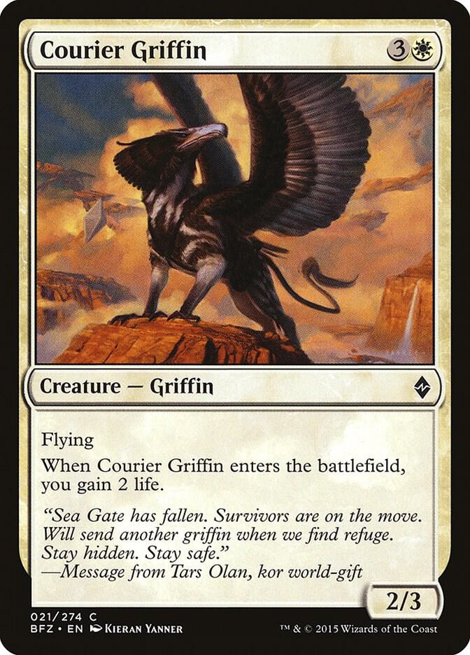 Courier Griffin, Battle for Zendikar 21