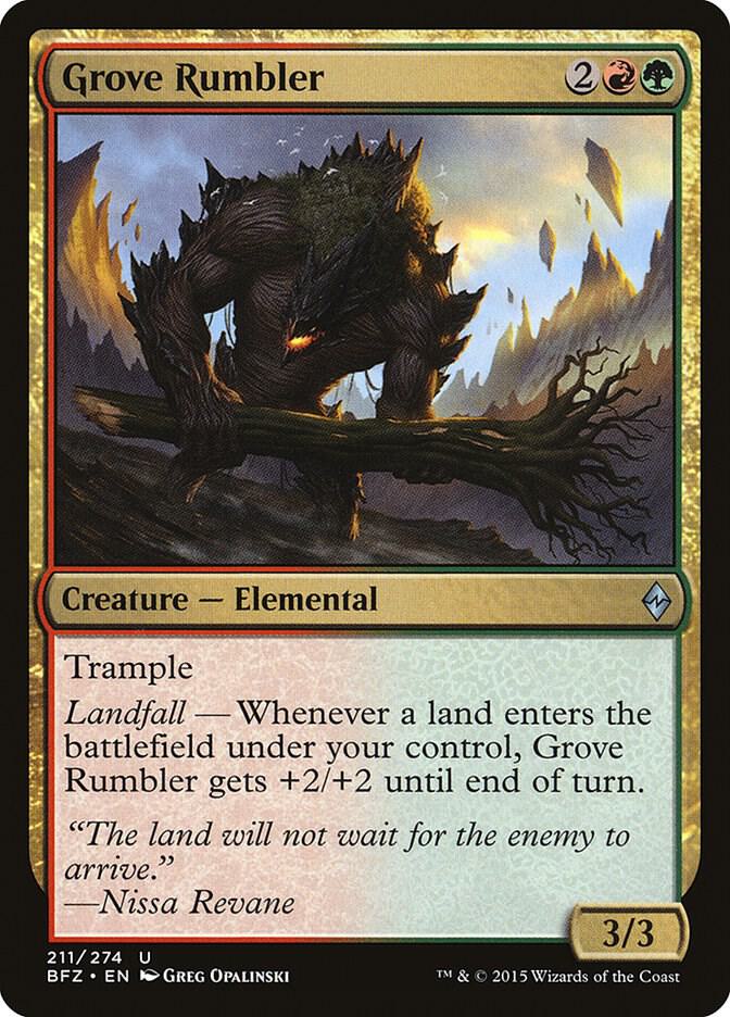 Grove Rumbler, Battle for Zendikar 211