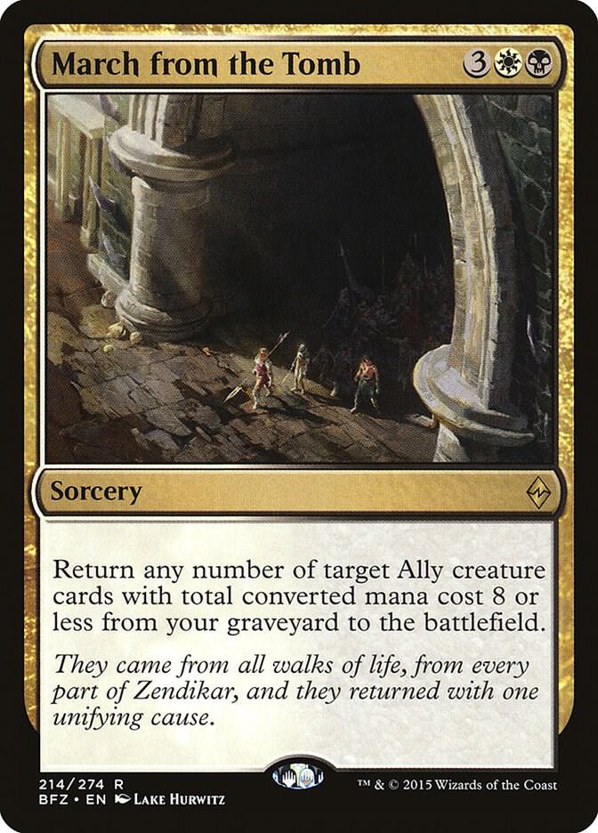 March from the Tomb, Battle for Zendikar 214