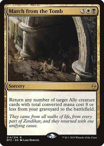 March from the Tomb, Battle for Zendikar 214