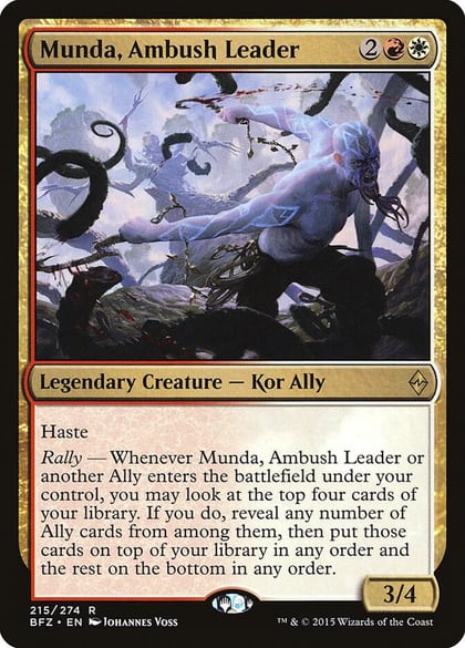 Munda, Ambush Leader, Battle for Zendikar 215
