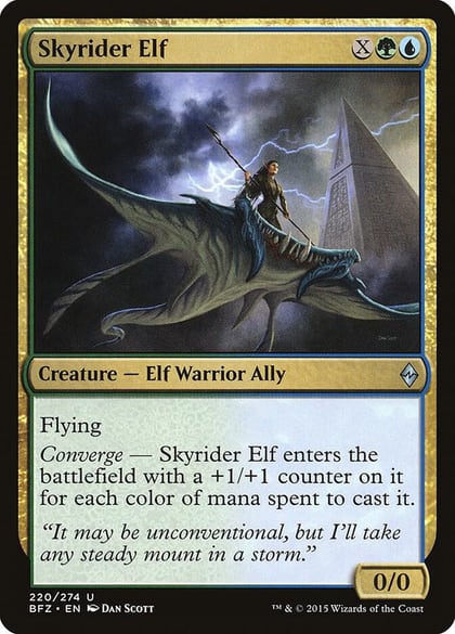 Skyrider Elf, Battle for Zendikar 220