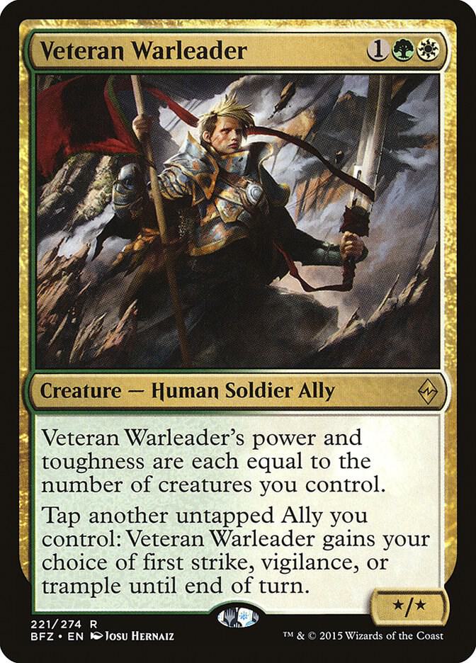 Veteran Warleader, Battle for Zendikar 221