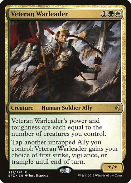 Veteran Warleader, Battle for Zendikar 221