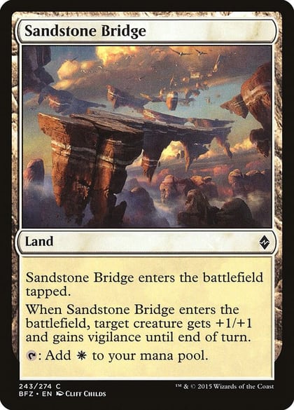 Sandstone Bridge, Battle for Zendikar 243