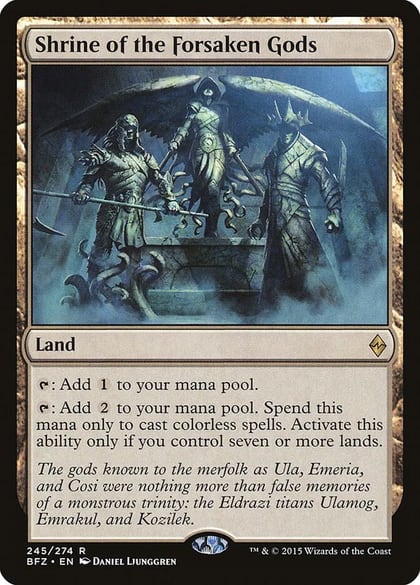 Shrine of the Forsaken Gods, Battle for Zendikar 245