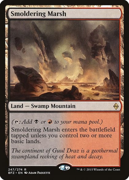 Smoldering Marsh, Battle for Zendikar 247
