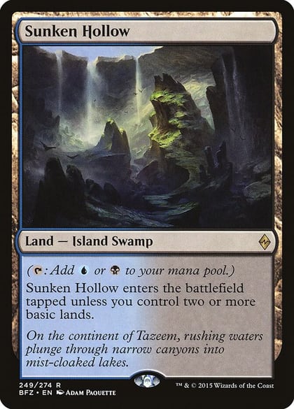 Sunken Hollow, Battle for Zendikar 249