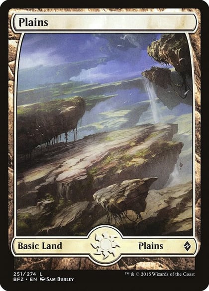 Plains (251) - Full Art, Battle for Zendikar 251