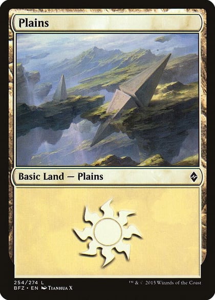 Plains (254), Battle for Zendikar 254
