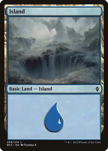 Island (259), Battle for Zendikar 259