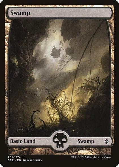 Swamp (261) - Full Art, Battle for Zendikar 261