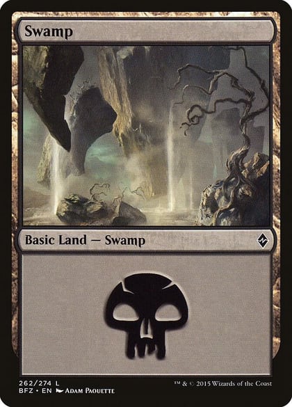Swamp (262), Battle for Zendikar 262