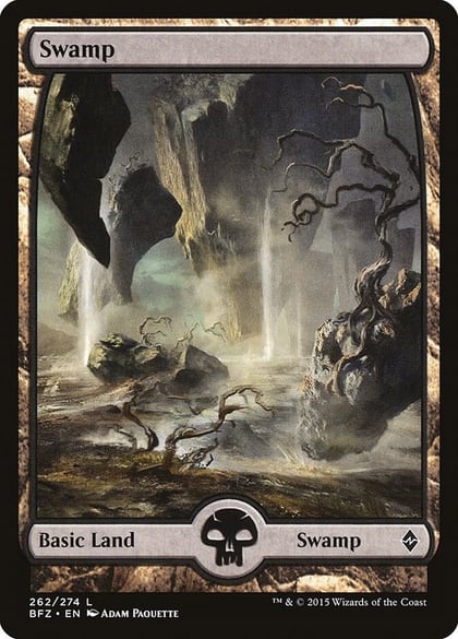 Swamp (262) - Full Art, Battle for Zendikar 262