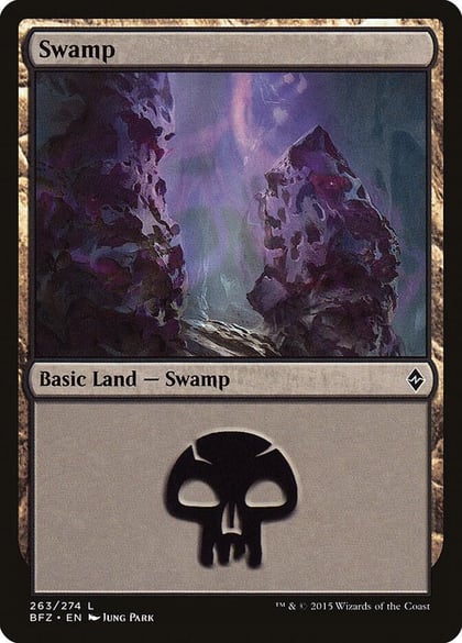 Swamp (263), Battle for Zendikar 263