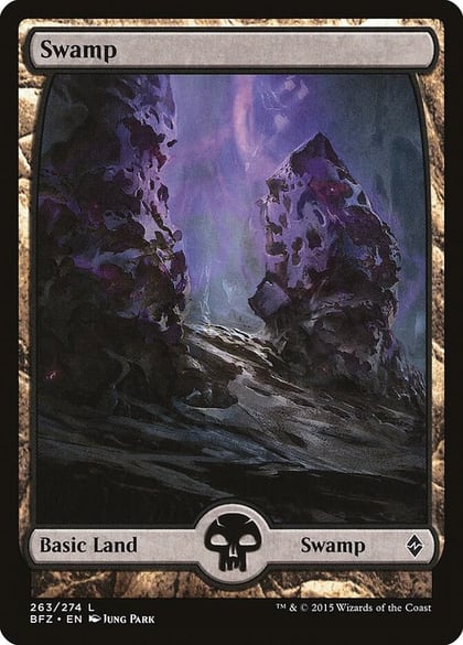 Swamp (263) - Full Art, Battle for Zendikar 263