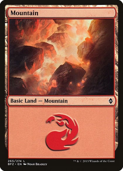 Mountain (265), Battle for Zendikar 265