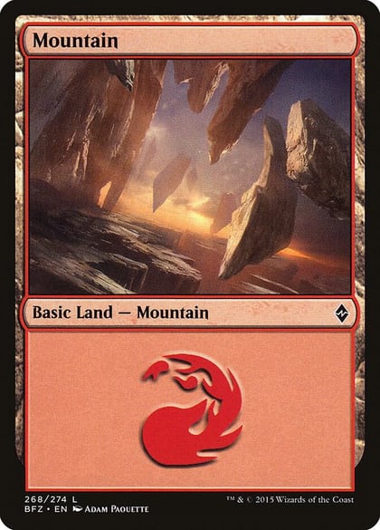 Mountain (268), Battle for Zendikar 268