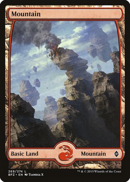 Mountain (269) - Full Art, Battle for Zendikar 269