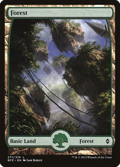 Forest (271) - Full Art, Battle for Zendikar 271