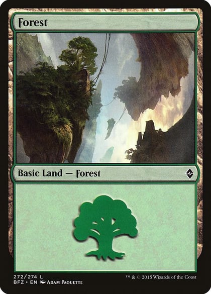 Forest (272), Battle for Zendikar 272