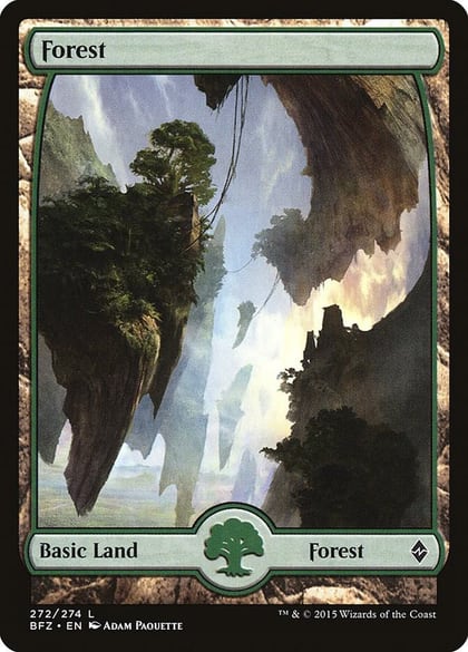 Forest (272) - Full Art, Battle for Zendikar 272