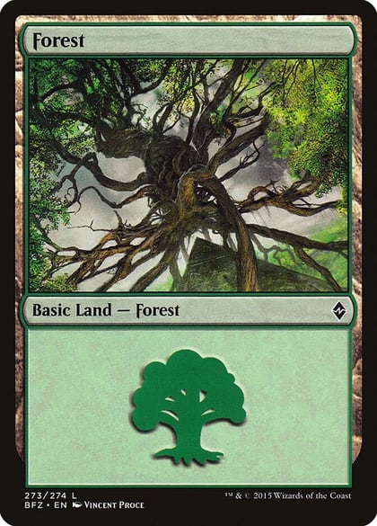Forest (273), Battle for Zendikar 273