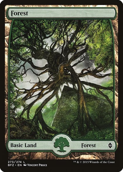 Forest (273) - Full Art, Battle for Zendikar 273