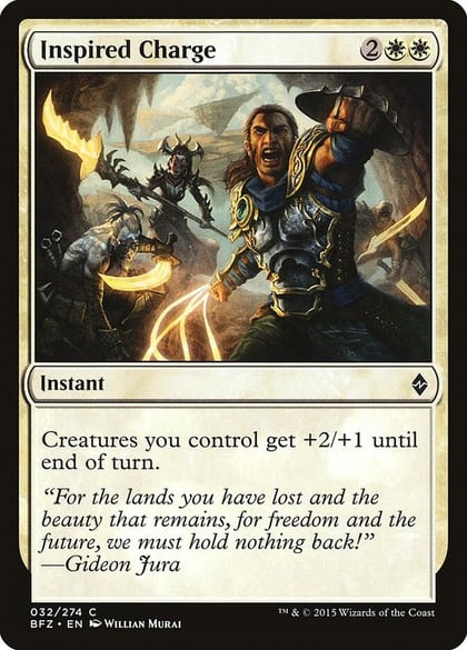 Inspired Charge, Battle for Zendikar 32