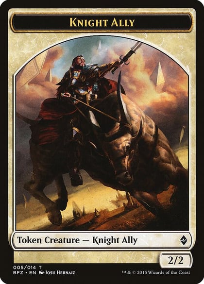 Knight Ally Token, Battle for Zendikar 5